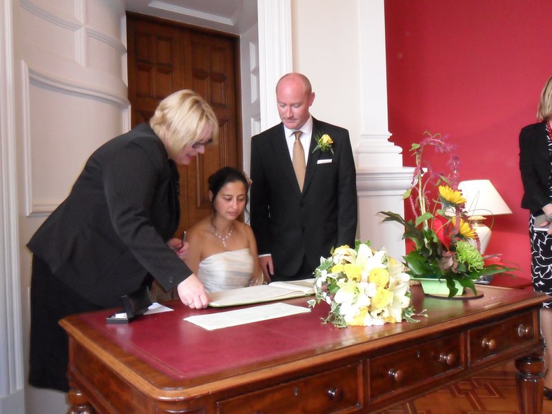 Signing as husband and wife