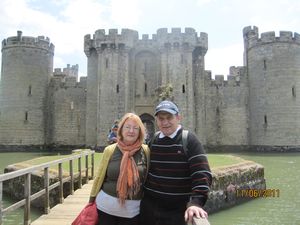 Diane and Dave at Bodiam Castle