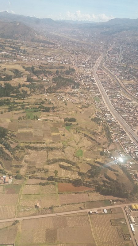 Aerial view of Cuzco