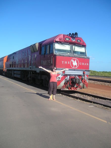 About to board The Ghan!