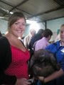 Me and a cute wombat!