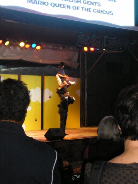 English Gentleman Comedy Performance at Federation Square