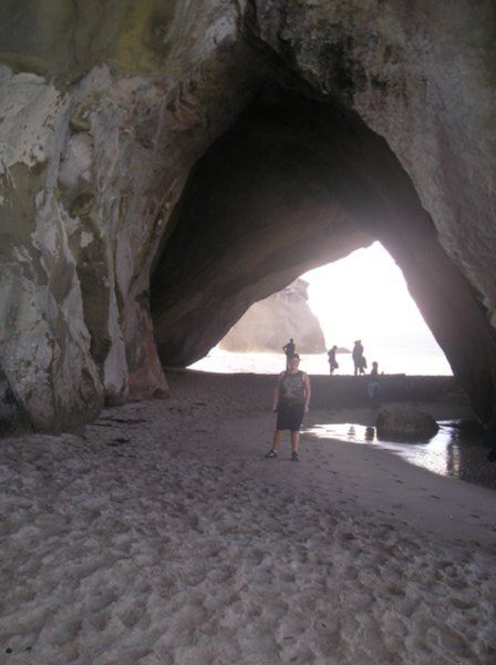 Catherine at Cathedral Cove