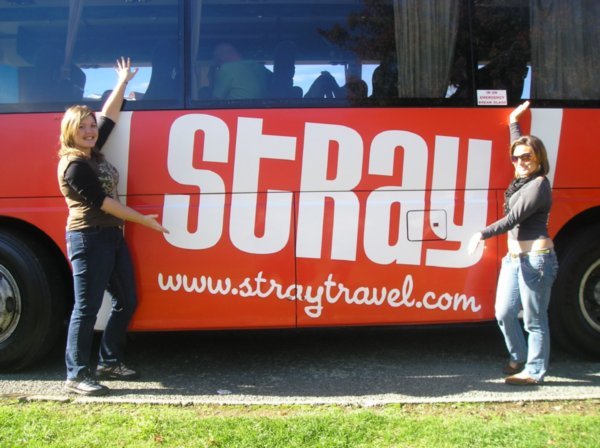 Stray bus promo girls!