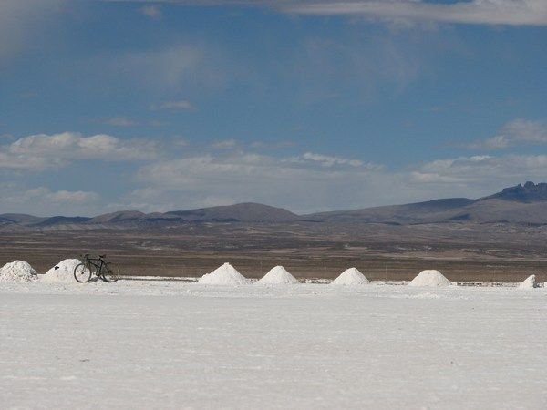 Salar de Uyuni - Salzhügel/salt heap