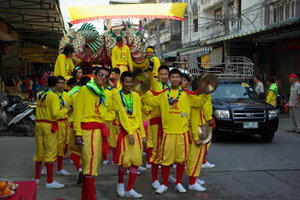 Dragon band in Mae Sot