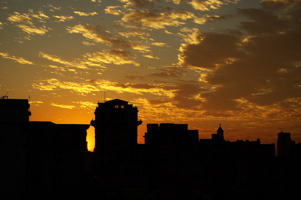 Sunset over Havana...