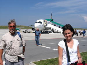 Pops and Erin arriving in Nelspruit