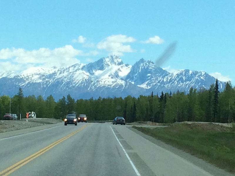 Talkeetna Mountains NE of Anchorage