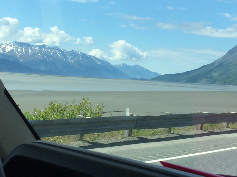 Cook Inlet-on way to Anchorage