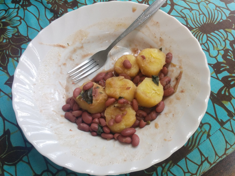 matoke with beans
