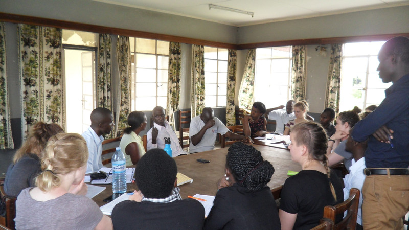 Meeting with Village Health Teams