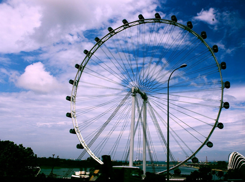 Singapore Flyer left side view