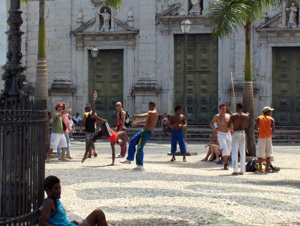 Capoeira in the main square