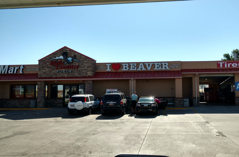 Beaver, Utah gas stop.