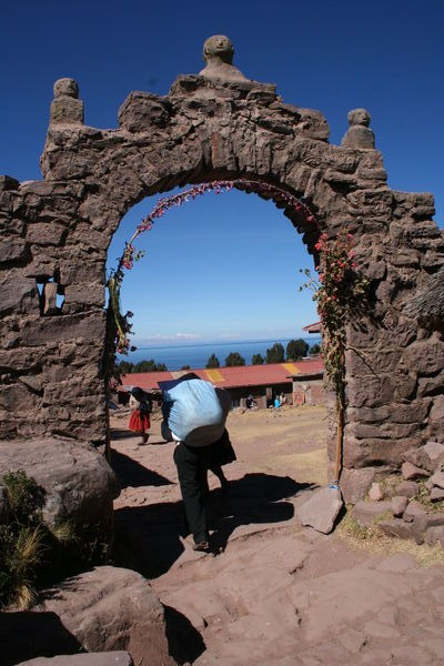 Das Tor zur Insel Taquile