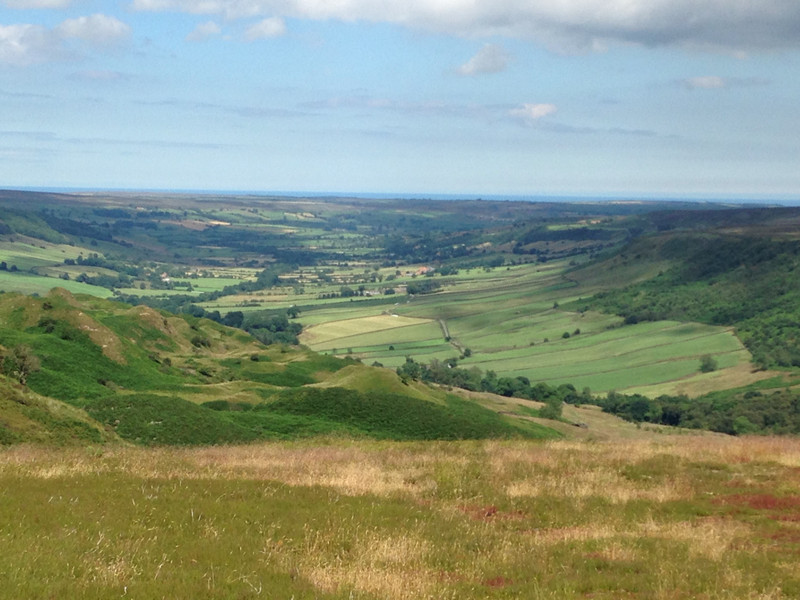 View to the North Sea, from the moors