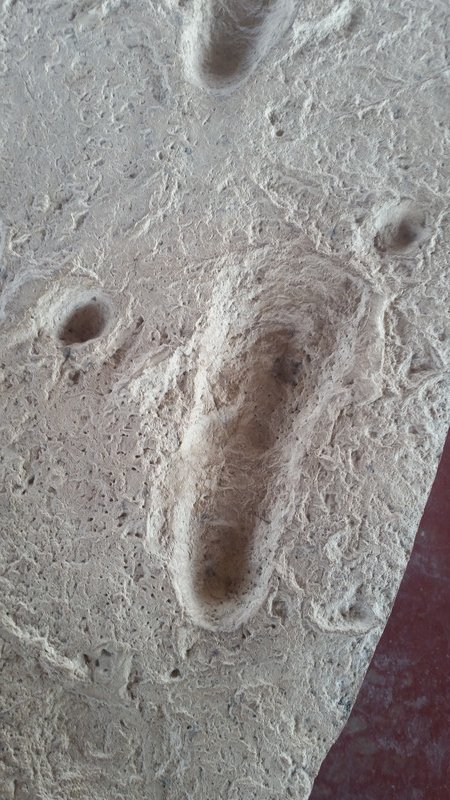 First Ever Human Footprint