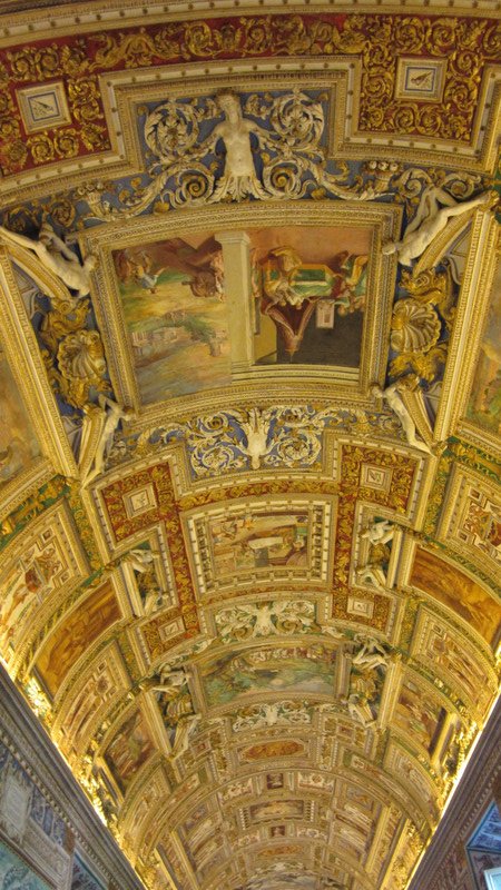 Ceiling in Vatican museum