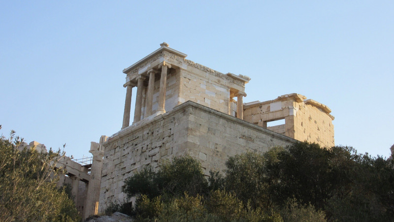 Part of entry to Parthenon