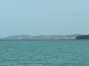 Thursday Island in the distance