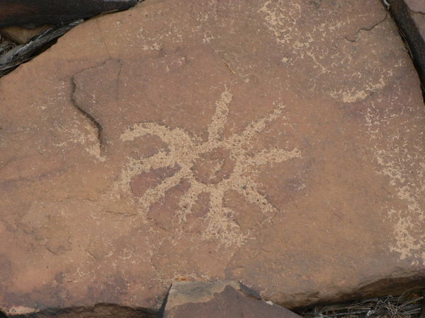 Aboriginal Petroglyph Near Roper Bar