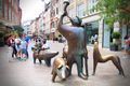 8 bronze pigs of Bremen