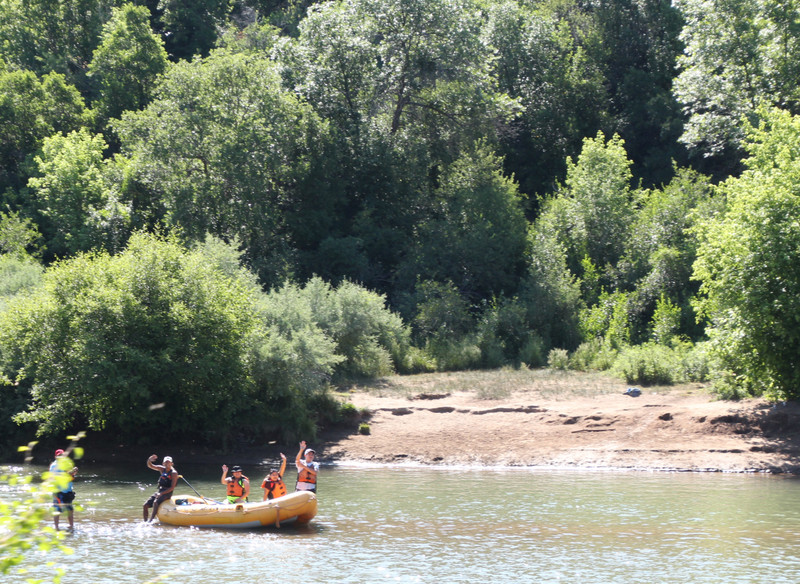 Rafting on the Animas river.
