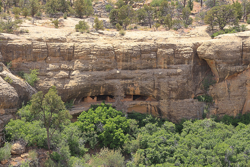 Excavated cliff dwelling