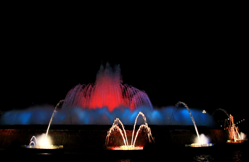 Fountains of colour