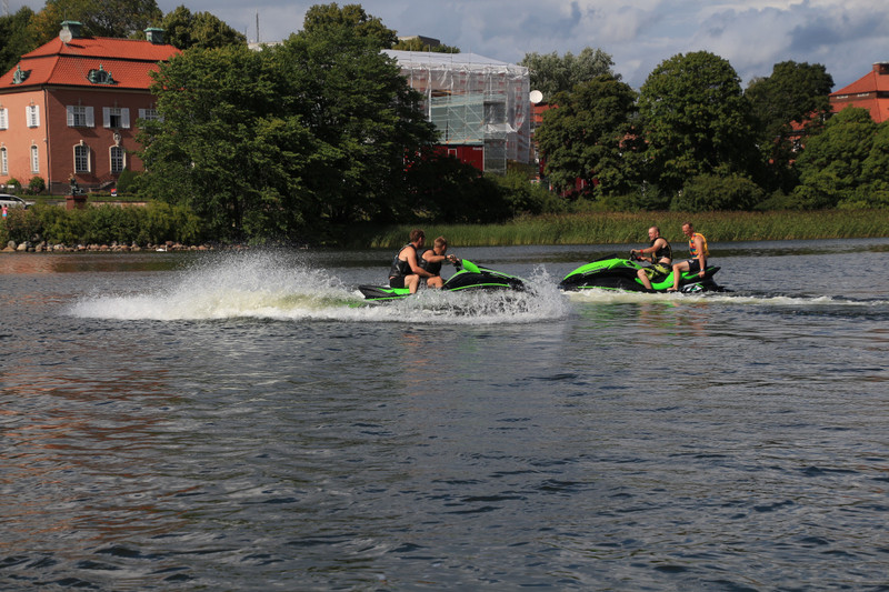 Jetskis in the canal