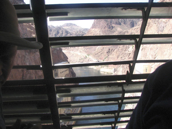 View from the Ventilator Shaft Inside the Dam