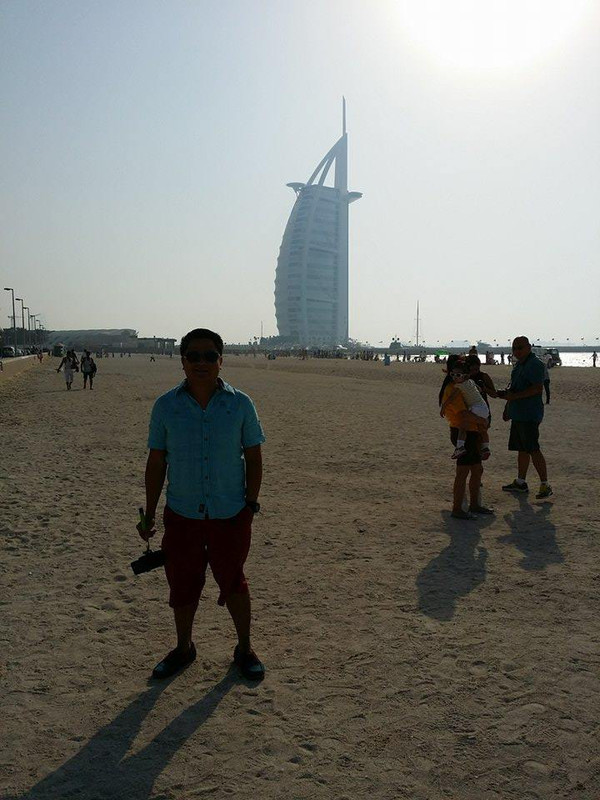 Burj Al Arab on the Background