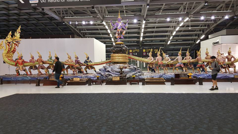 Inside the Suvarnabhumi Airport
