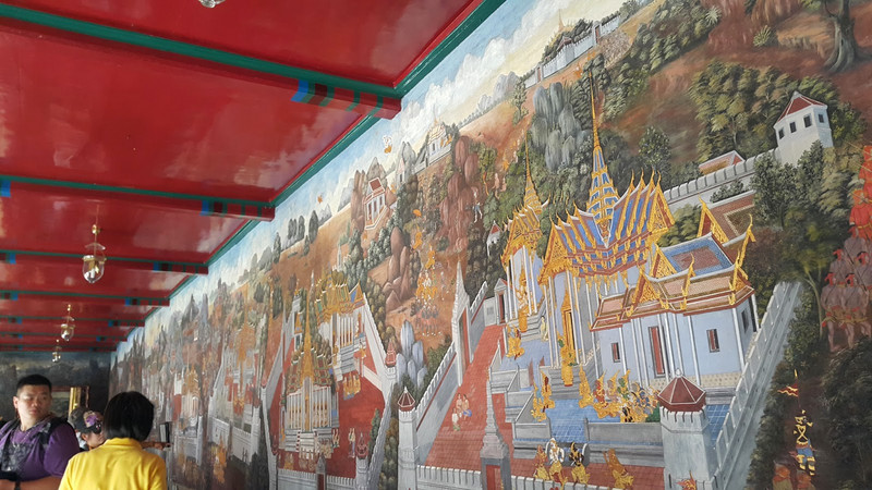 Mural @ The Grand Palace in BK