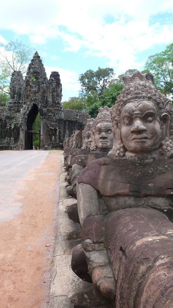 Southern Gate - Entrance to Angkor Thom