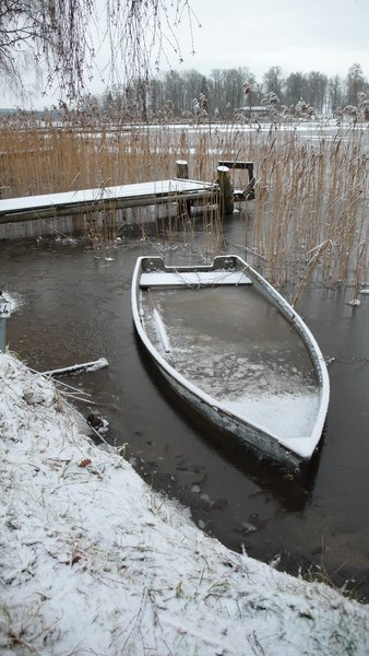 frozen boat