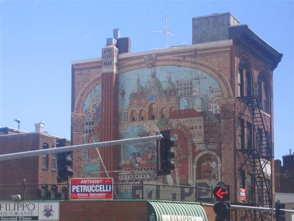 Mural on a building