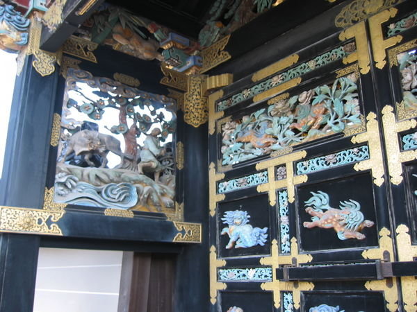Sculptures en bois de Higashi Hongan-ji