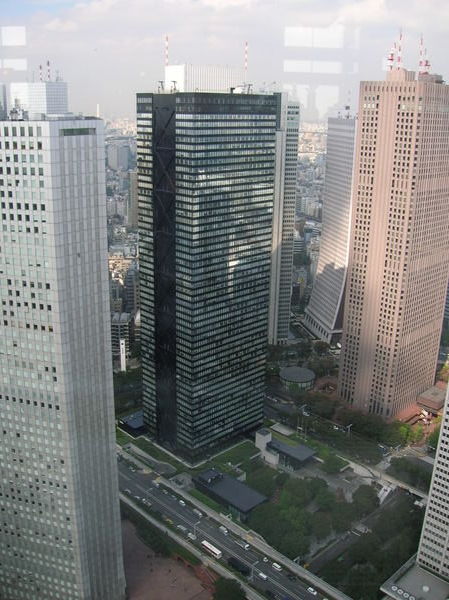 La vue à partir des tours de la mairie de Shinjuku