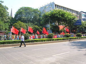 Manifestation pro-Chine
