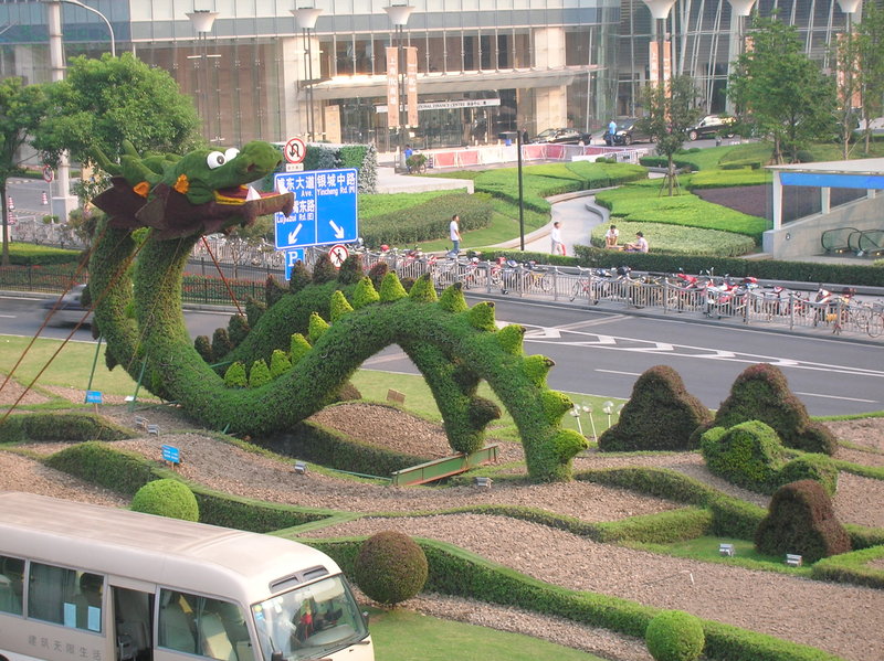 Dragons à Pudong