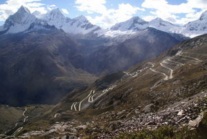 Huaraz - road
