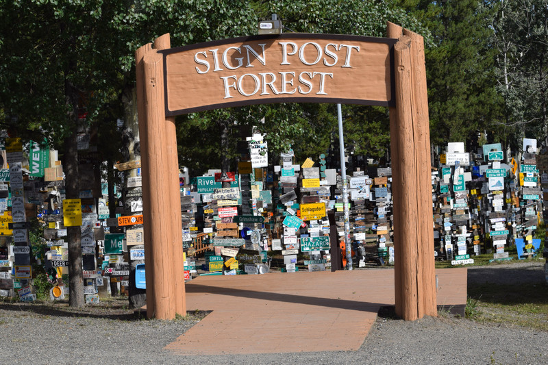Watson Lake Sign Forest