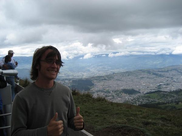 View of Quito from Cable Car