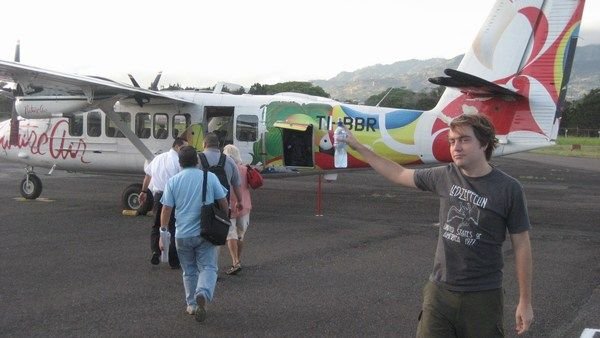 Our teeny plane to Puerto Jimenez
