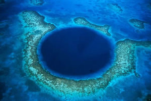 Blue Hole from above