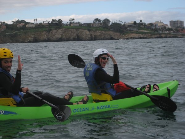 Kayak team Ben and Robin