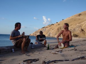 Beach, beer, buddies and bongos...