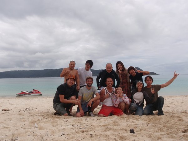 Our Amami-Oshima beach gang